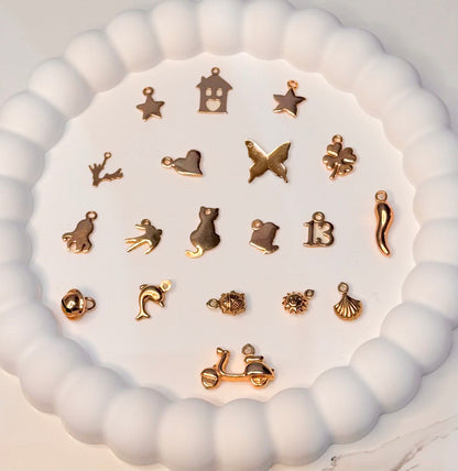 CREA IL TUO BRACCIALE GRANELLI BOMBATI E TONDEGGIANTI - Argento e Rosa