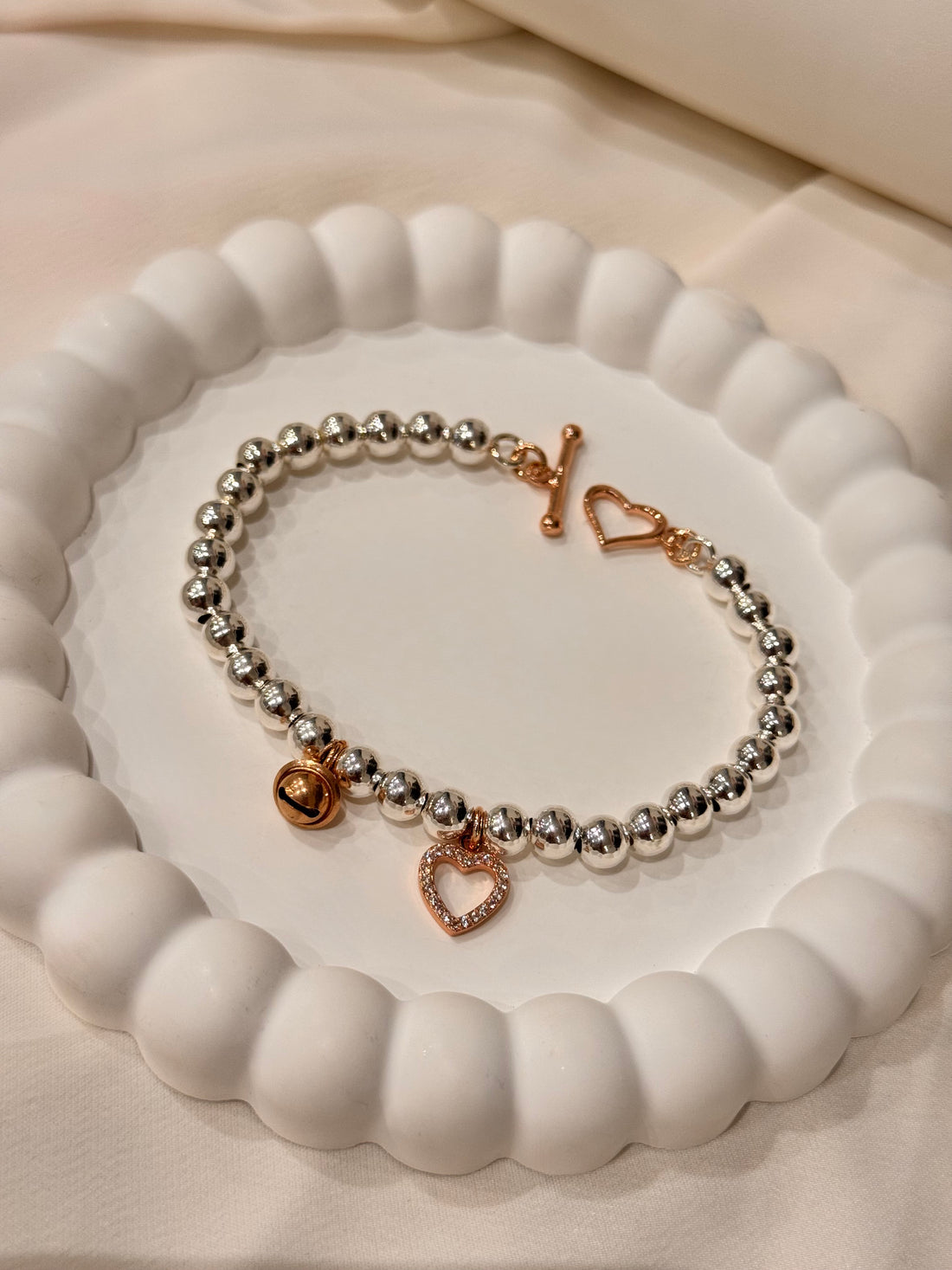 Crea il tuo Bracciale Sfere - Charms Rosa