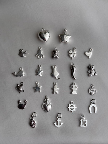 Crea il Tuo Bracciale Granelli - CHARM ARGENTATI
