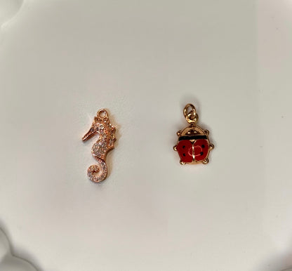 CREA IL TUO BRACCIALE GRANELLI MAXI - charms rosa