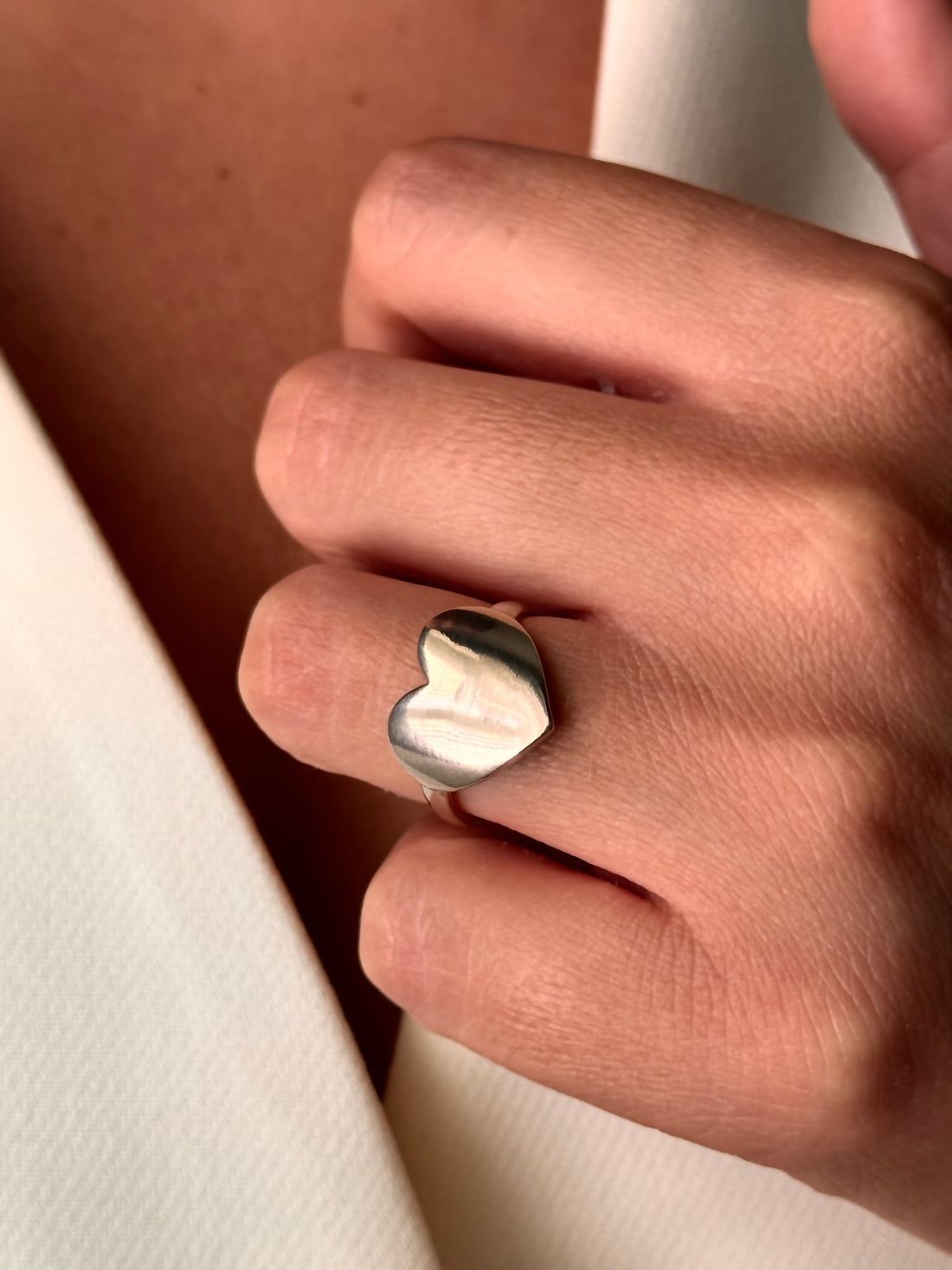 Anello Cuore Pieno