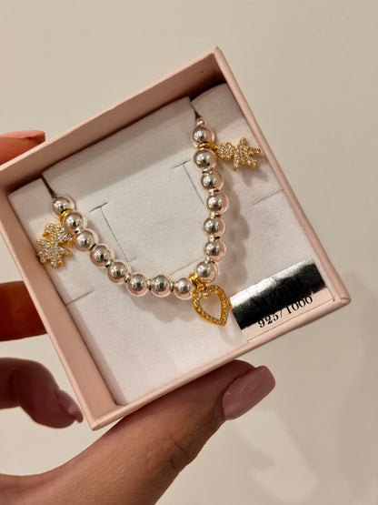 Crea il tuo Bracciale Sfere - Charms Oro