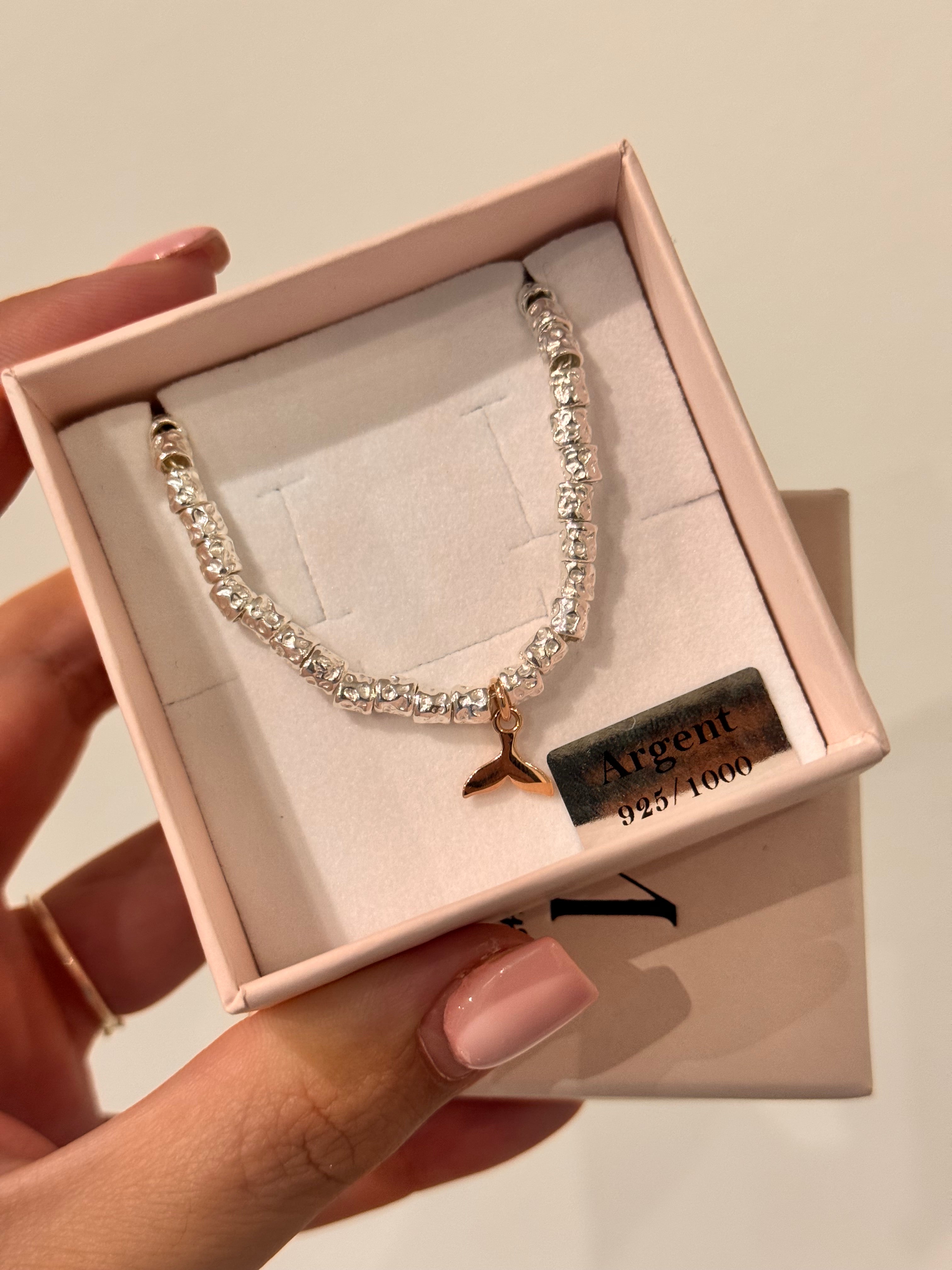 CREA IL TUO BRACCIALE GRANELLI MAXI - charms rosa