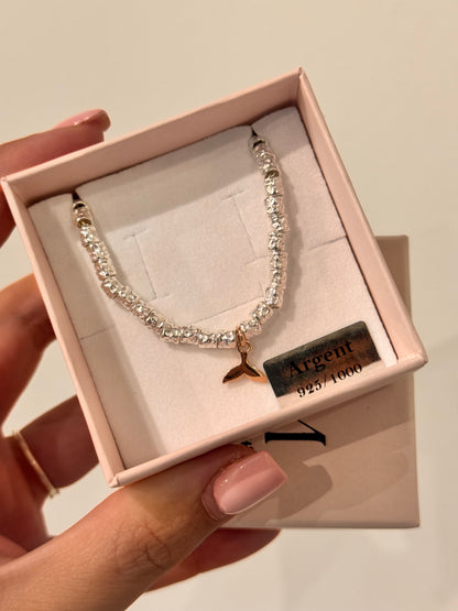 CREA IL TUO BRACCIALE GRANELLI MAXI - charms rosa