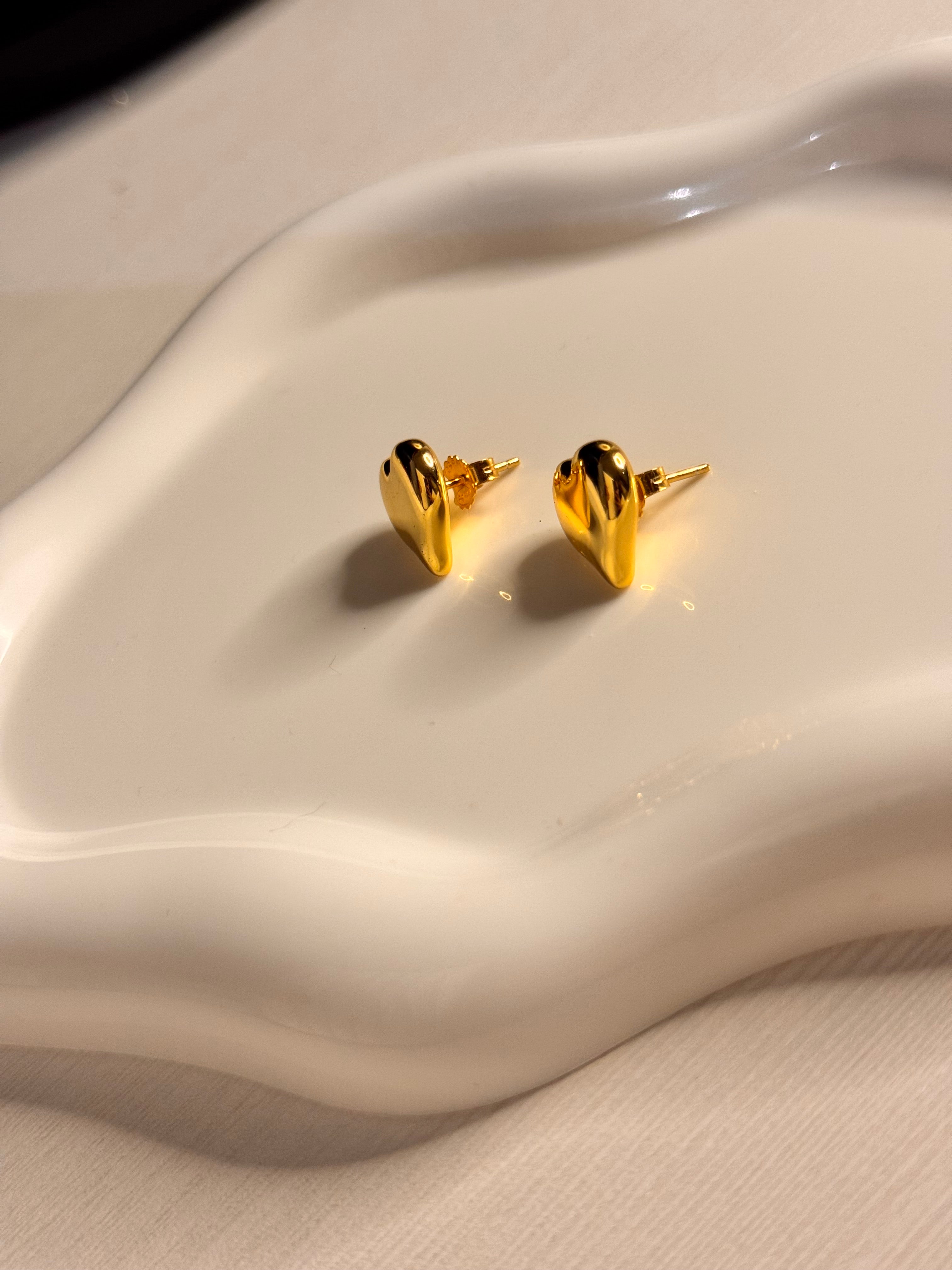 Orecchini Cuore Dorato