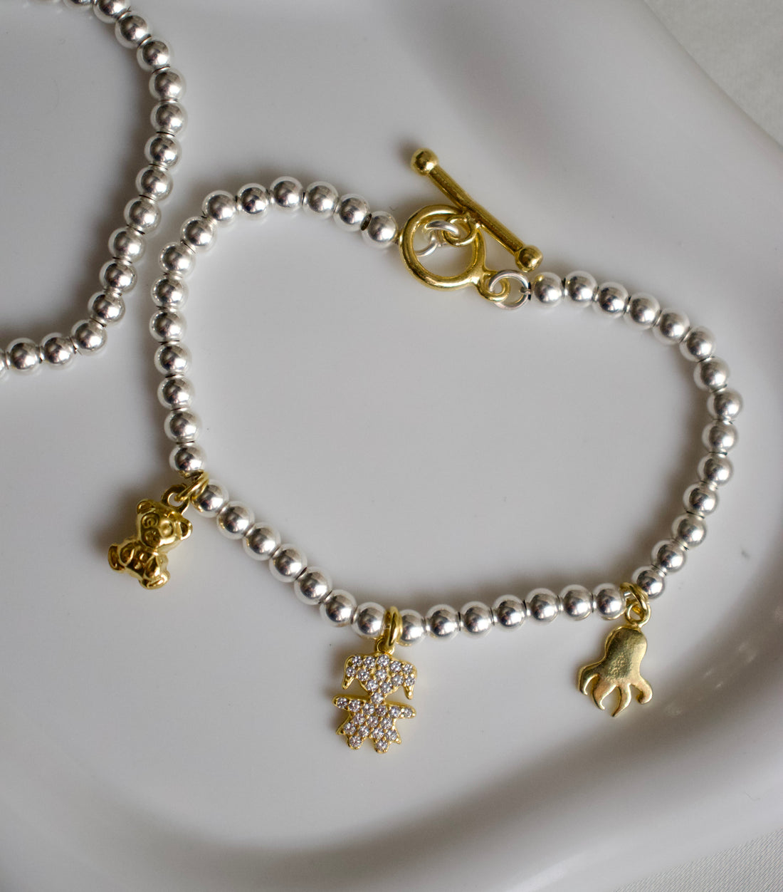 Crea il tuo Bracciale Sfere - Charms Oro