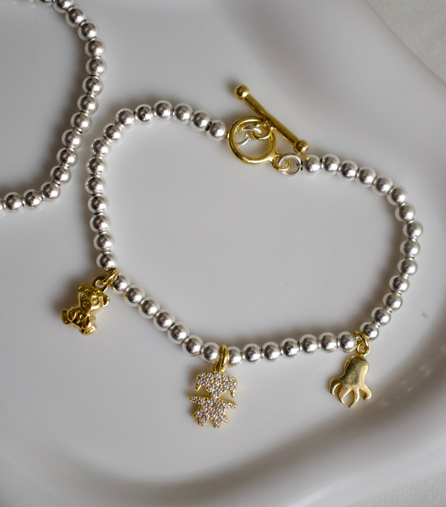 Crea il tuo Bracciale Sfere - Charms Oro