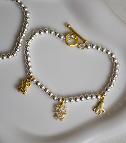 Crea il tuo Bracciale Sfere - Charms Oro