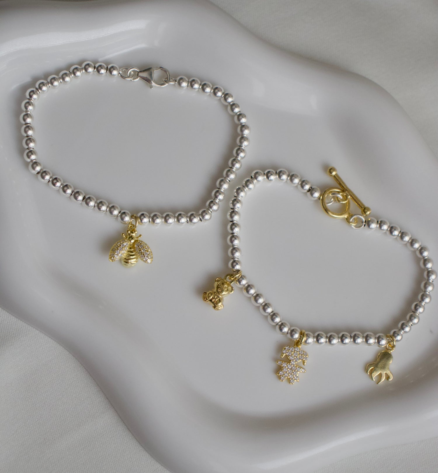 Crea il tuo Bracciale Sfere - Charms Oro