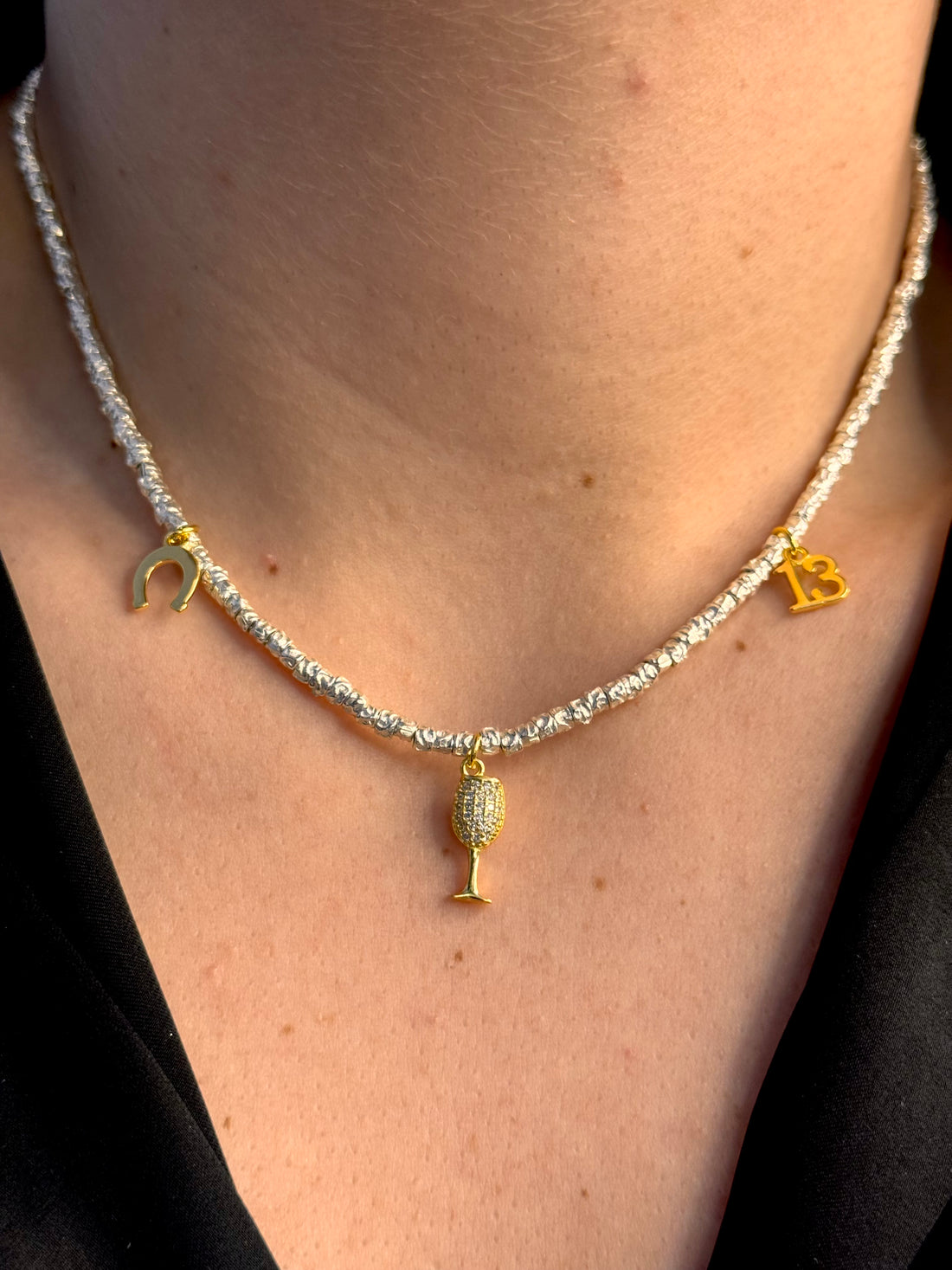 CREA LA TUA COLLANA GRANELLI - charms oro