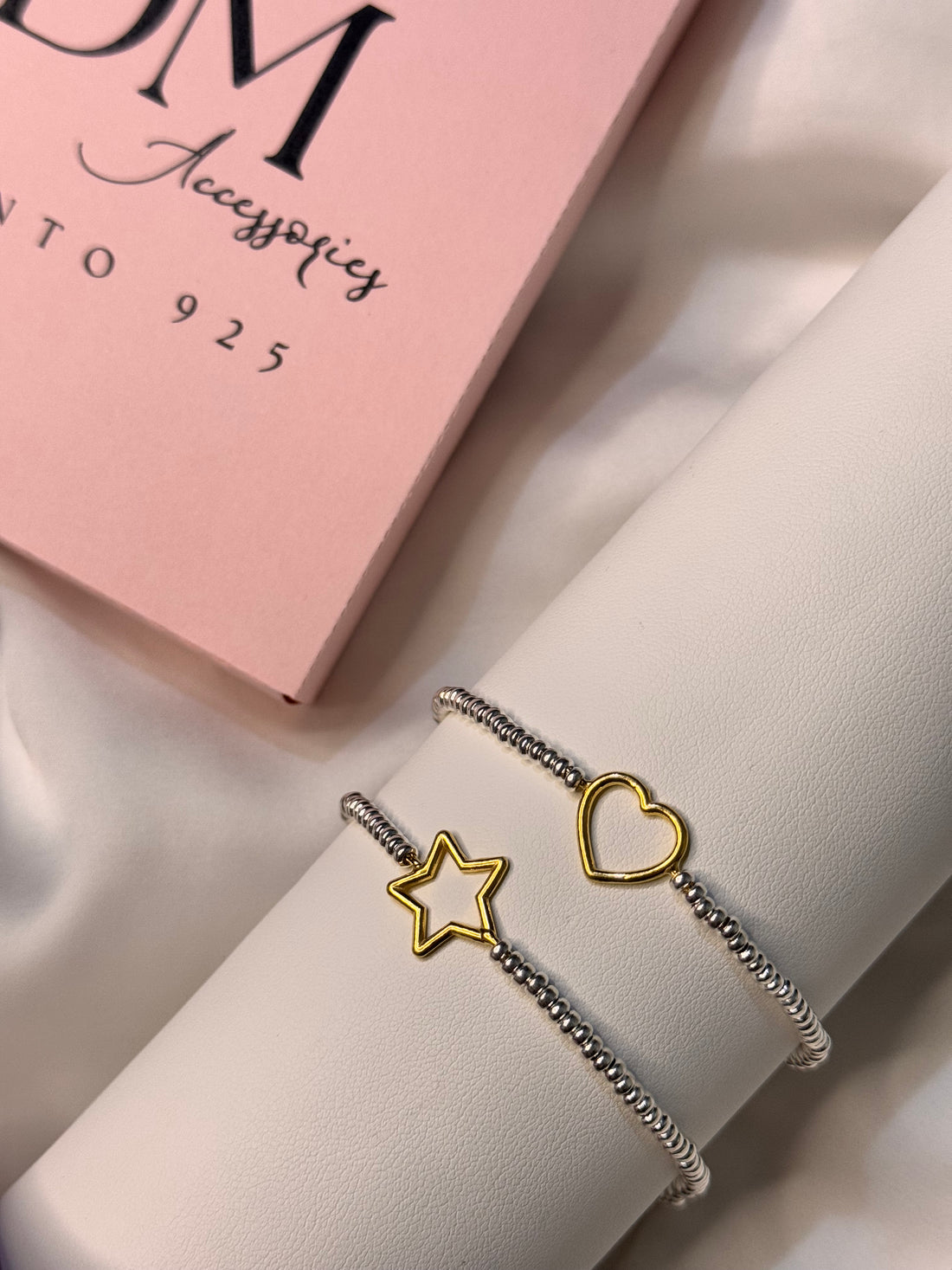 Bracciale Rondelline e Stella - Cuore