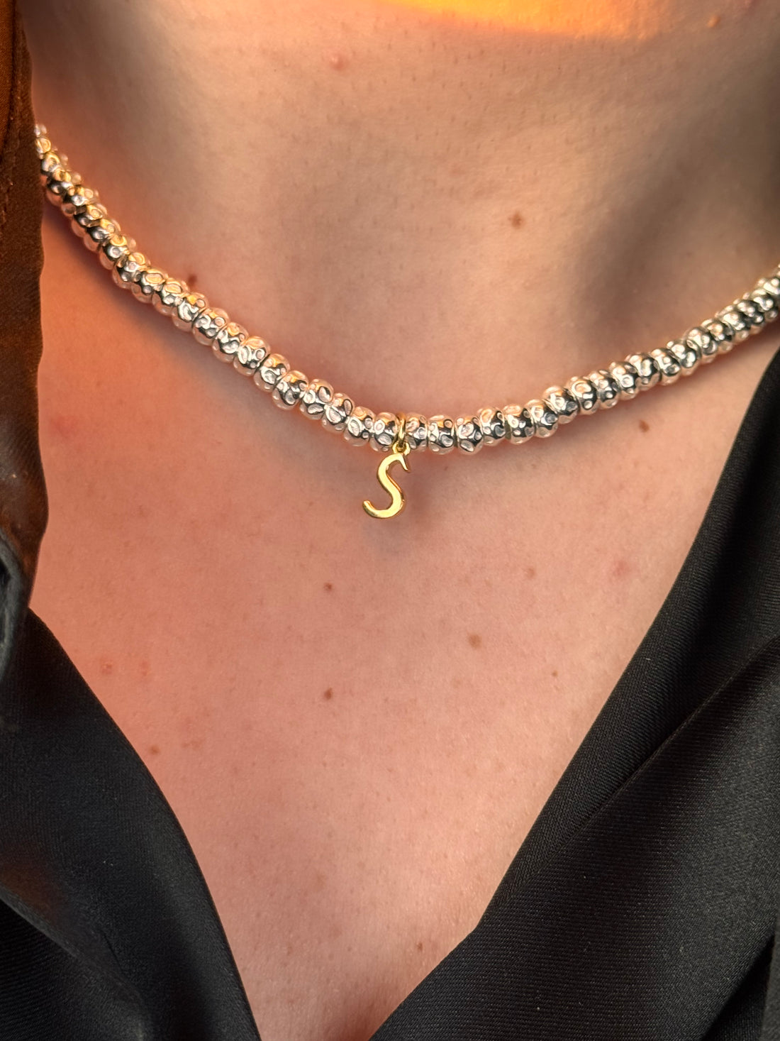 CREA LA TUA COLLANA GRANELLI BOMBATI E TONDEGGIANTI - Argento e Oro