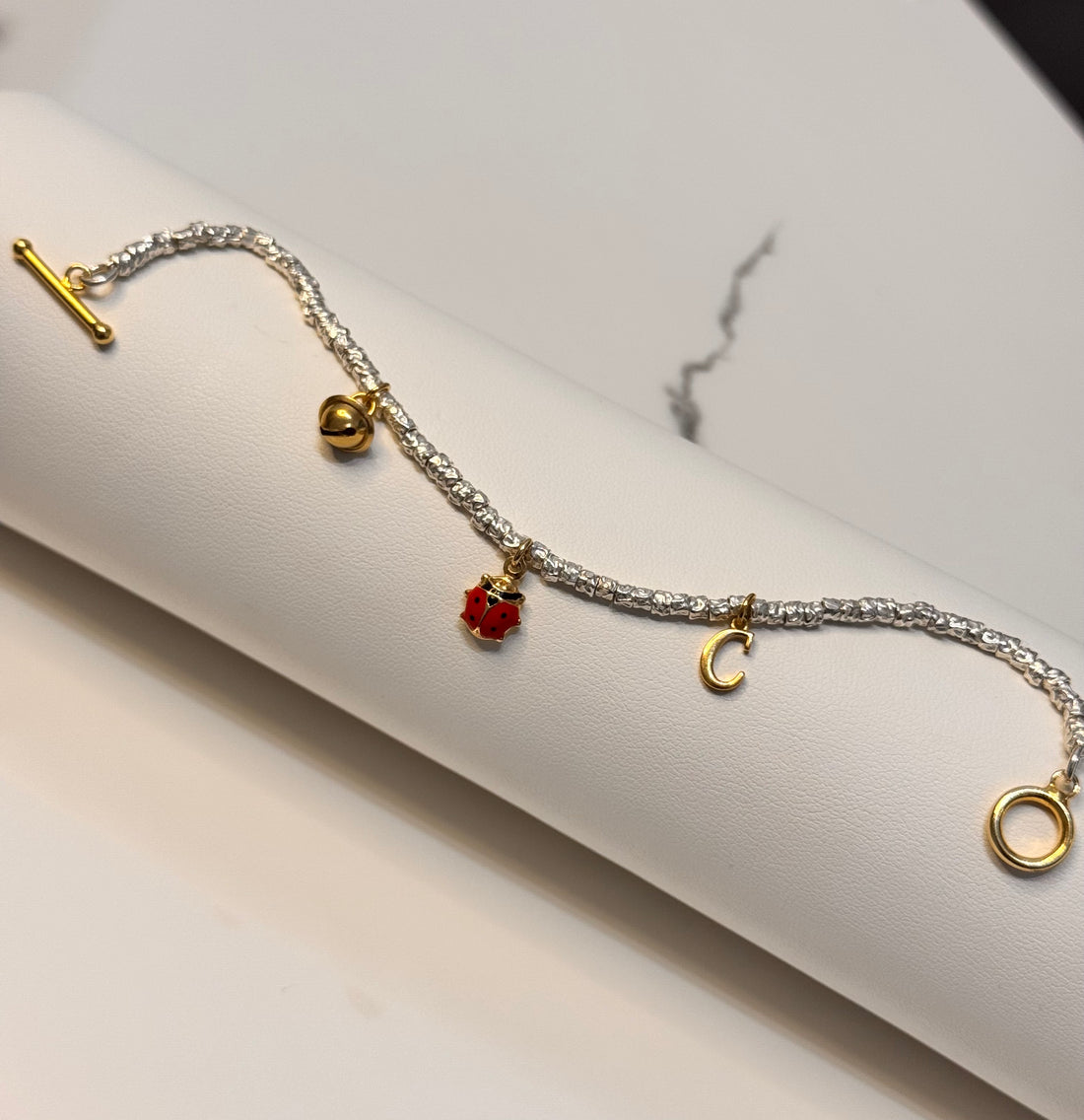 CREA IL TUO BRACCIALE GRANELLI - charms oro