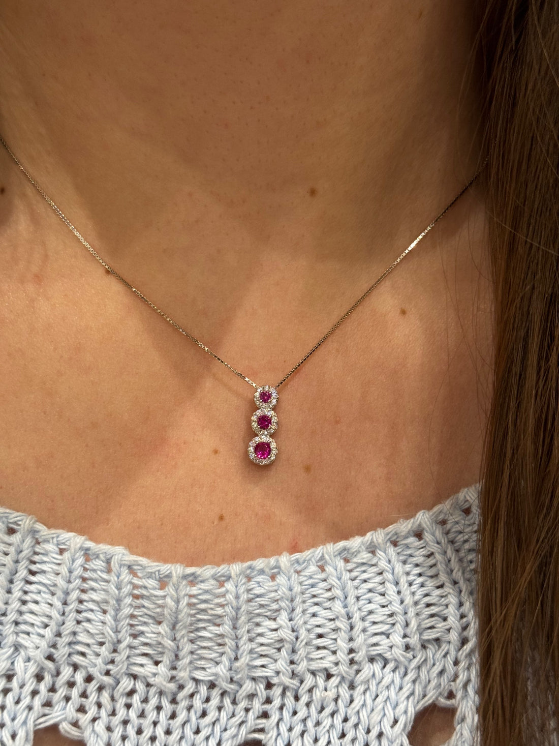 Collana Grace Fucsia