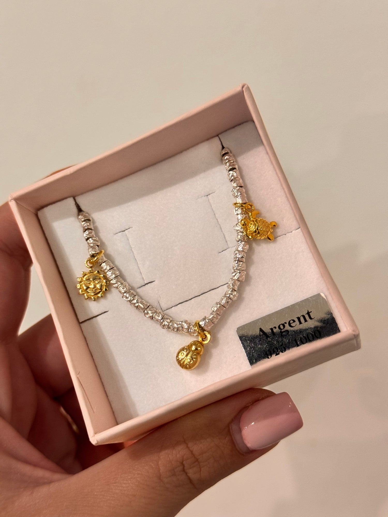 CREA IL TUO BRACCIALE GRANELLI - charms oro