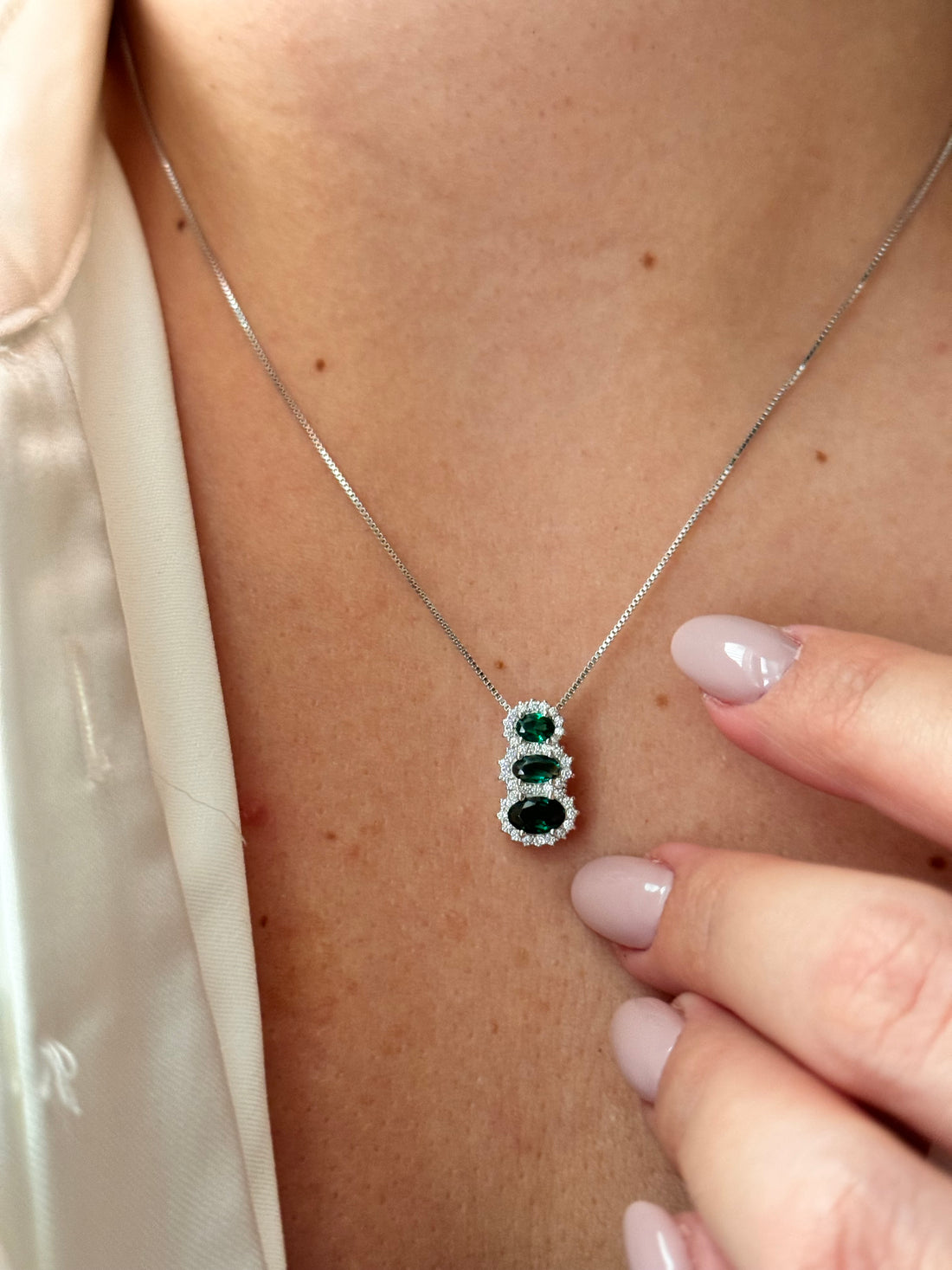 Collana Fatima Verde