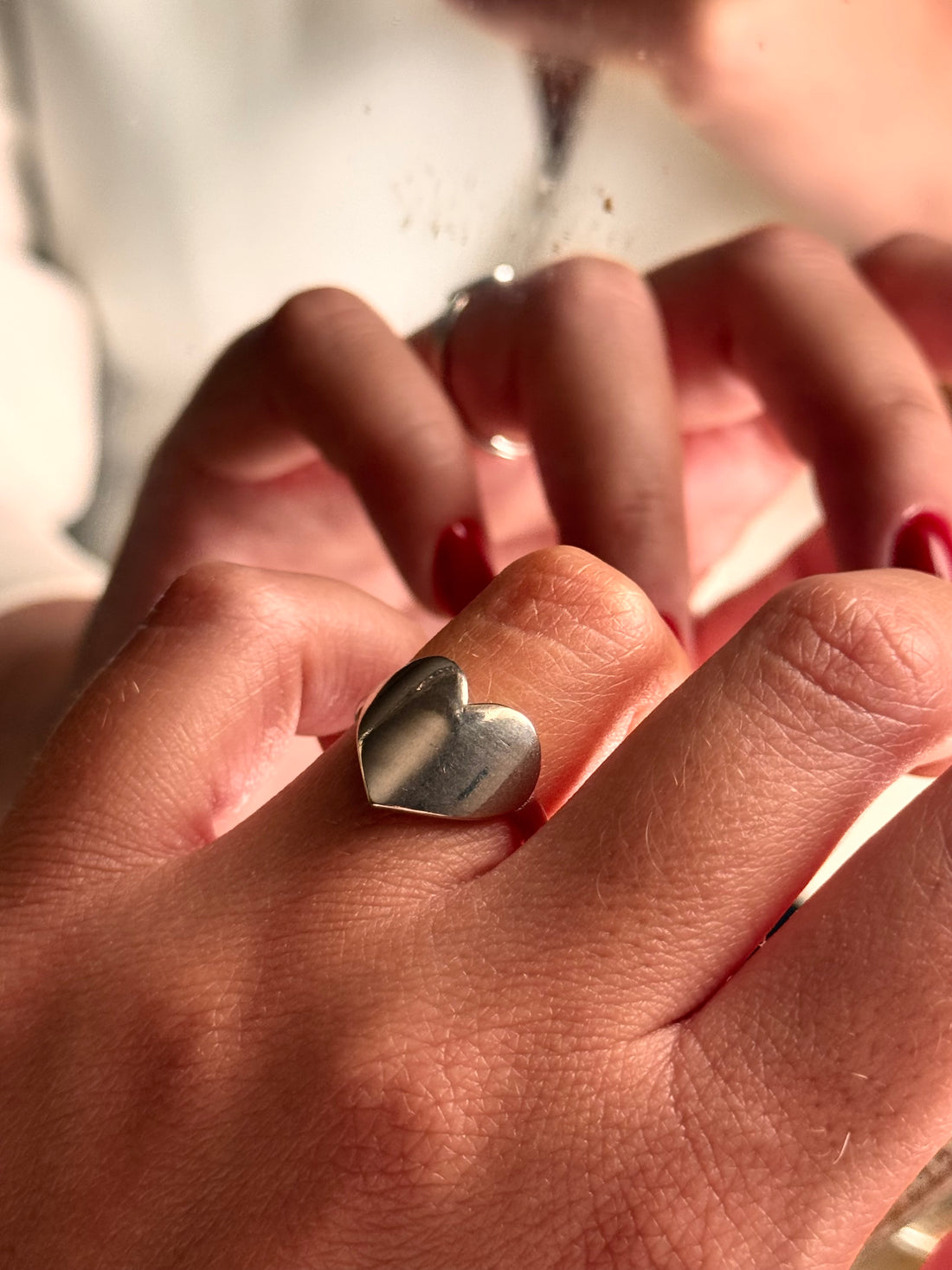 Anello Cuore Pieno