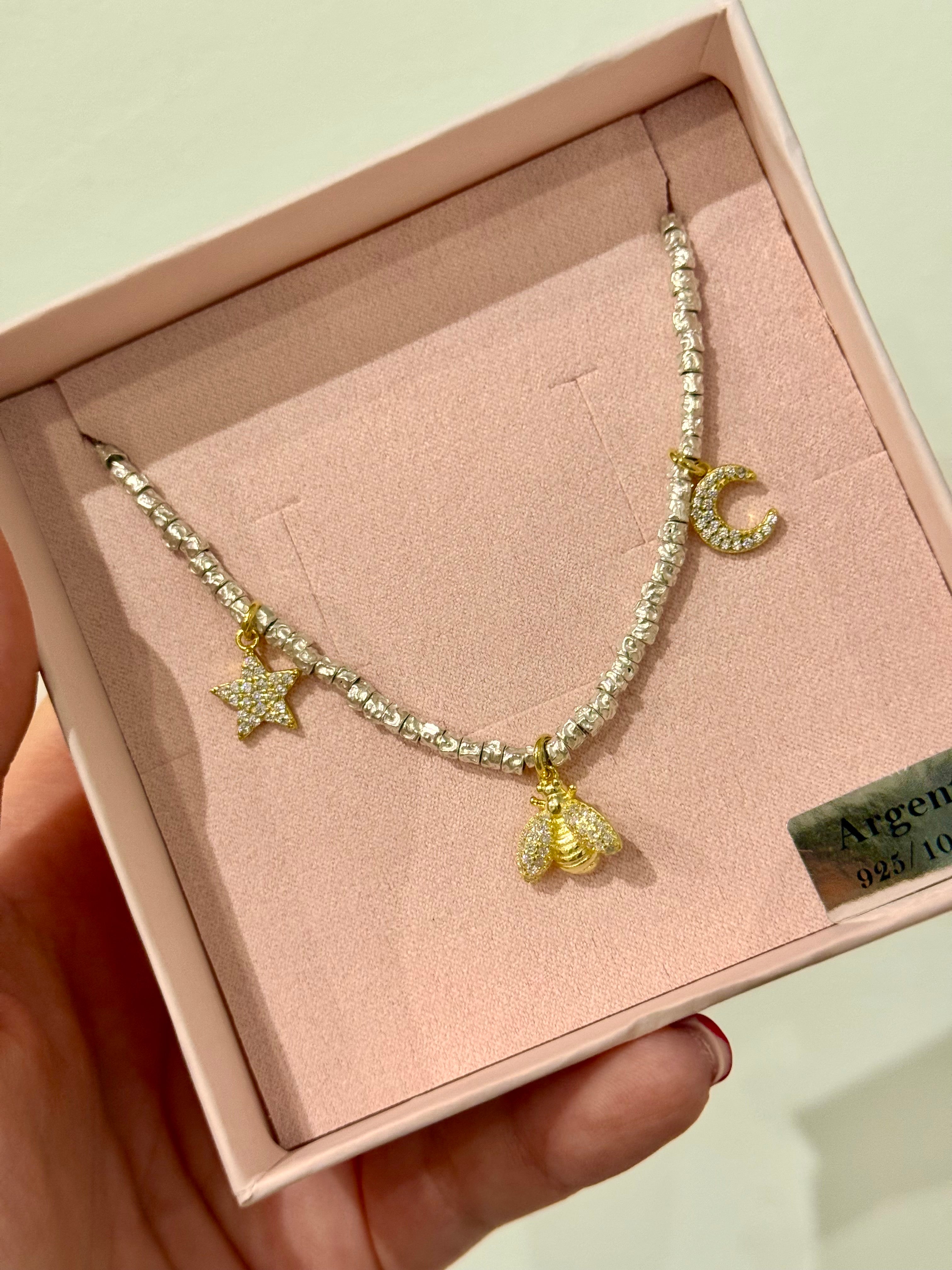 CREA LA TUA COLLANA GRANELLI - charms oro