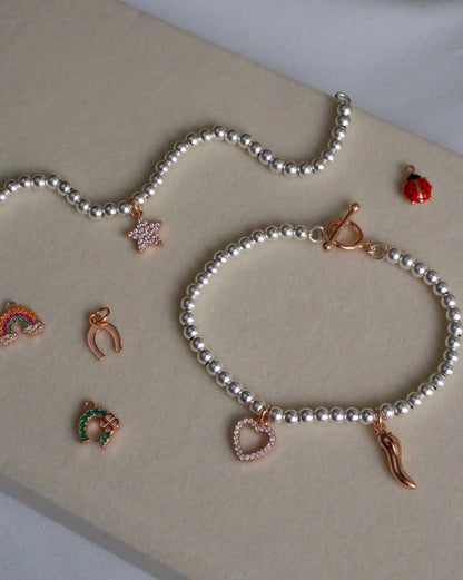 Crea il tuo Bracciale Sfere - Charms Rosa