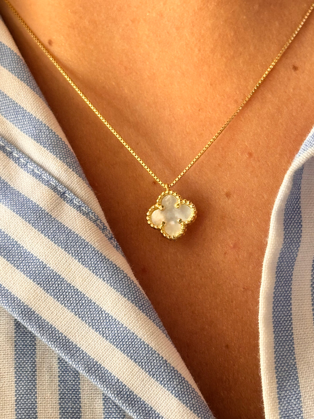 Collana Fiore Bianco