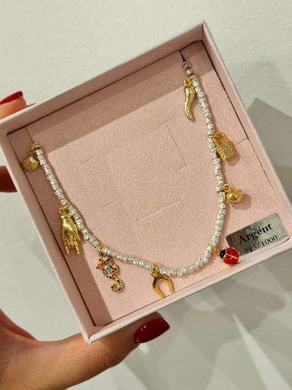 CREA LA TUA COLLANA GRANELLI - charms oro