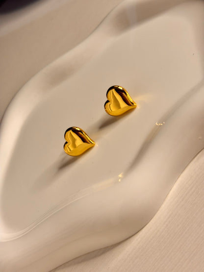 Orecchini Cuore Dorato