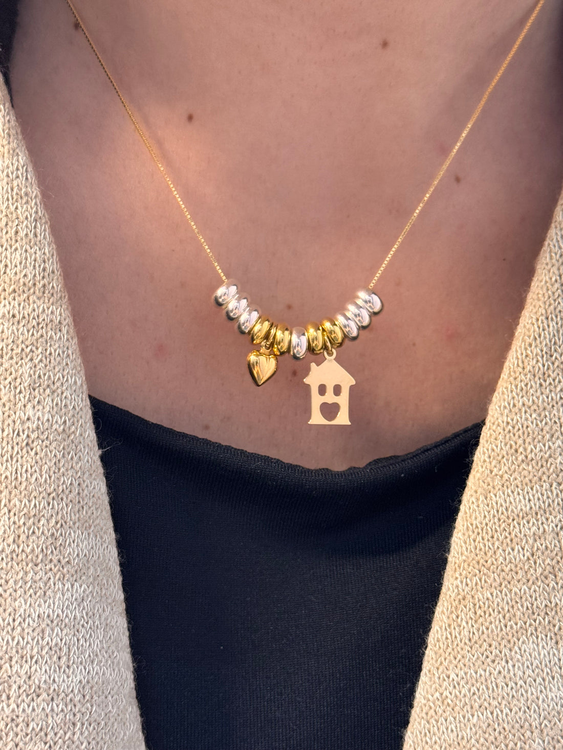 Collana Casetta Dorata