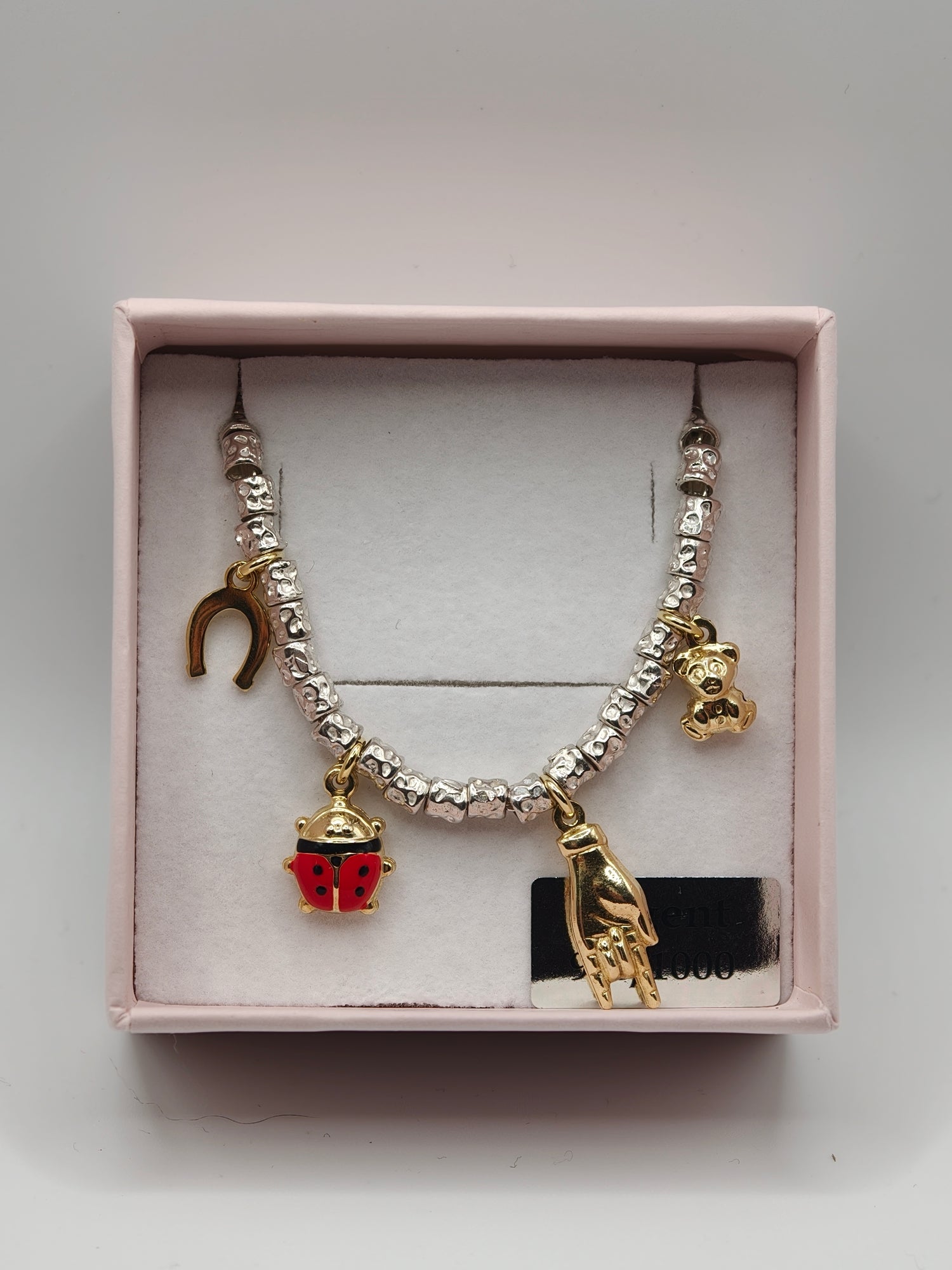 CREA IL TUO BRACCIALE GRANELLI MAXI - charms oro